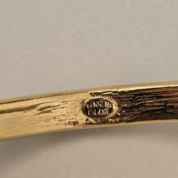 Kenneth Jay Lane Gold and Blue Bracelet - Picture 2 of 5